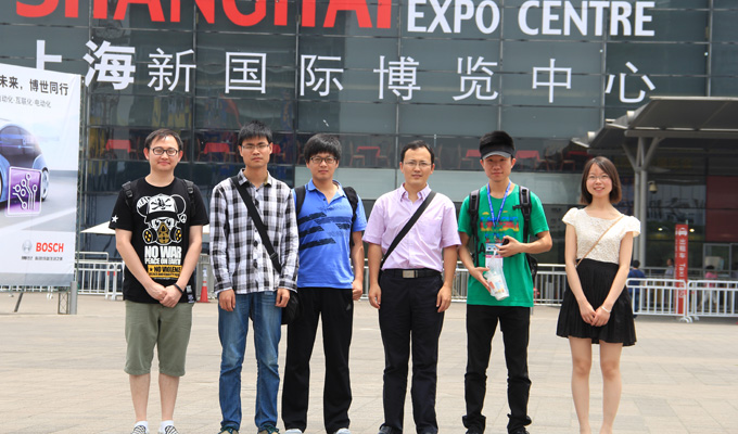 教研室参观上海国际模具和设备展览会